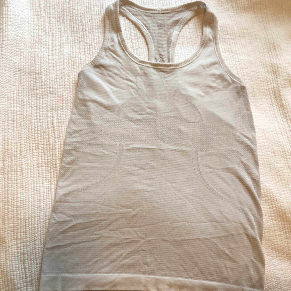 lululemon white swiftly racer back tank